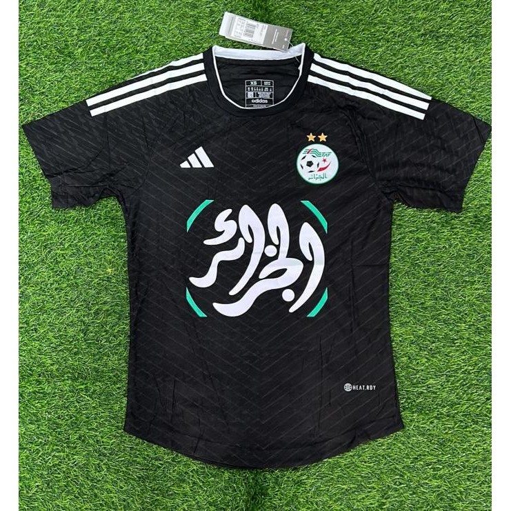 JERSEY PLAYER ISSUE ALGERIA HOME HITAM GRADE ORI