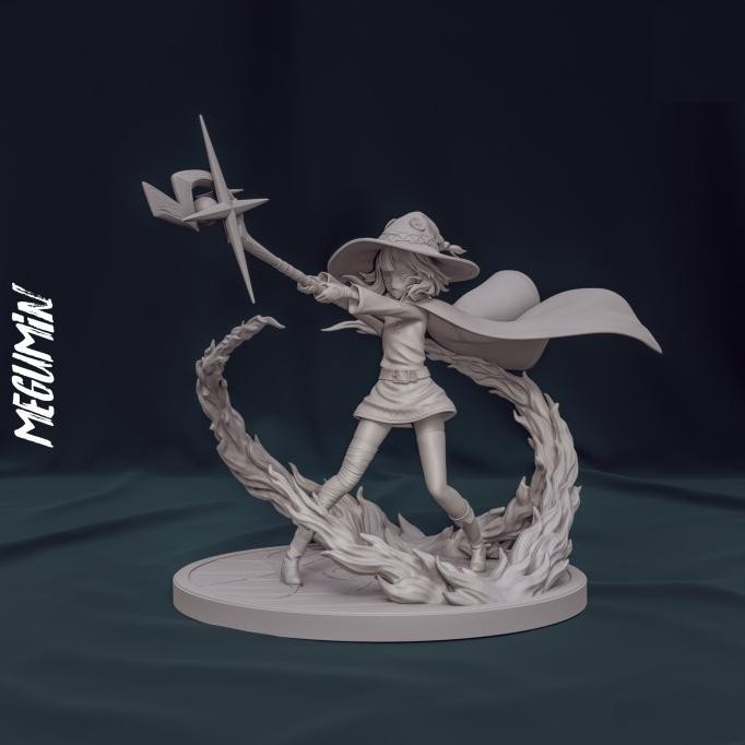 Tersedia Megumin Konosuba Resin Kit Figure