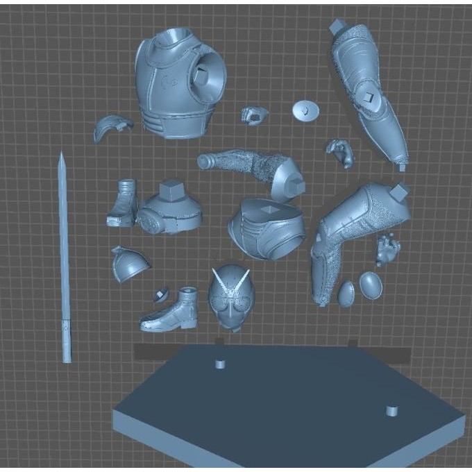 Tersedia Biorider Kamen Rider Resin Kit Figure