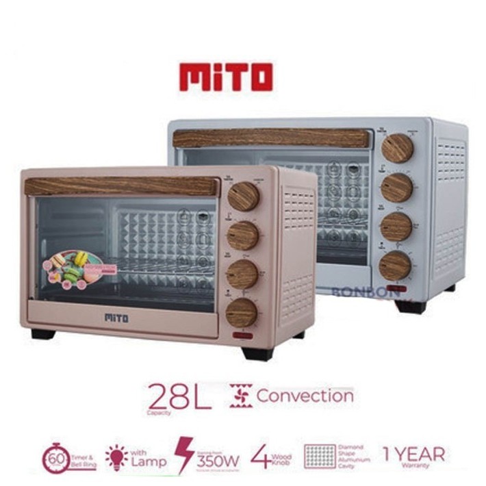 OVEN MITO LISTRIK MO 999 TOP 28L ROTISSERIE PEMANGGANG AYAM KUE MO999 HEMAT