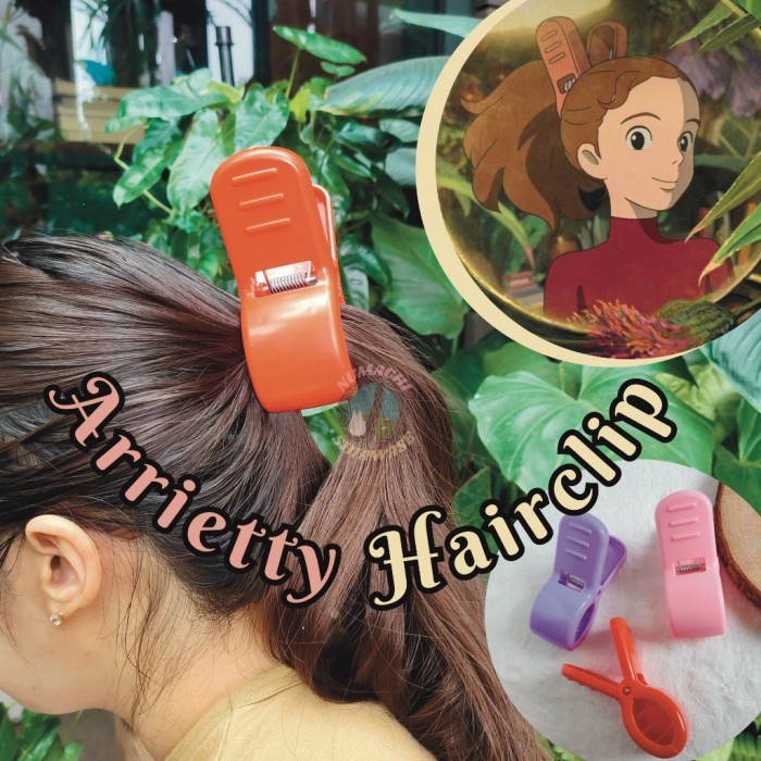 HAIR CLIP ARRIETTY STUDIO GHIBLI WANITA JEPIT RAMBUT ALAT PENATA