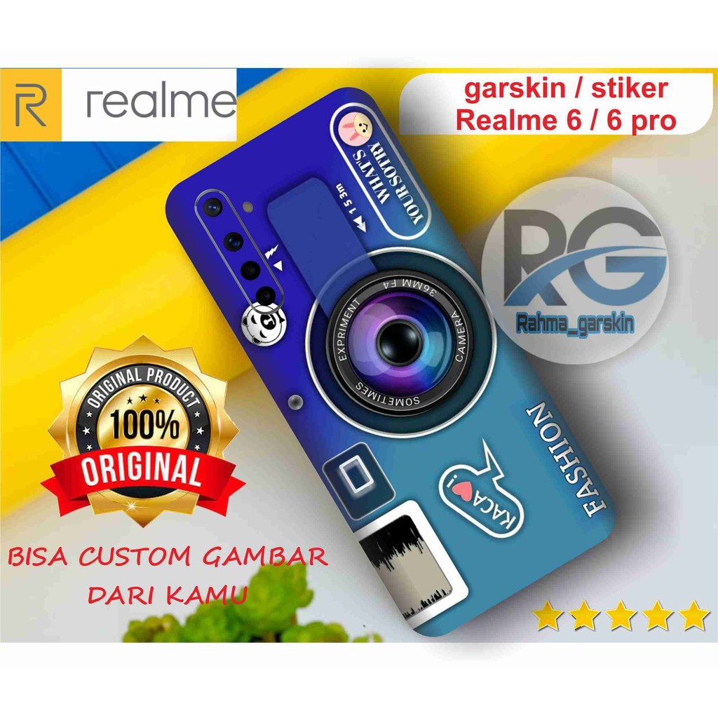

BestSelling - Realme 6 Garskin Wrap Stiker Premium (FreeCustomOrder)