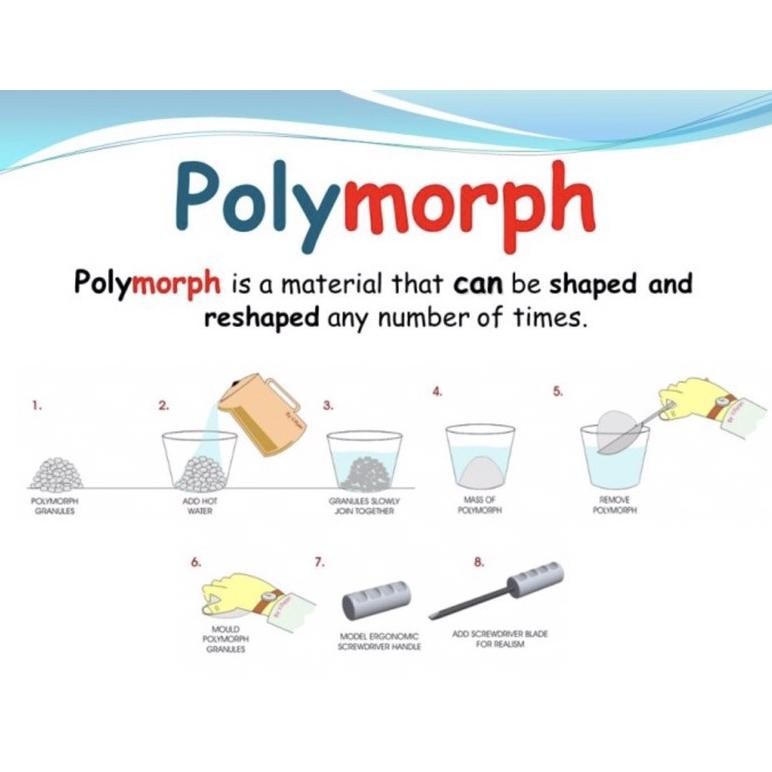 

TODAY POLYMORPH THERMOPLASTIC BEADS INSTAMORPH DIY MOULDING PLASTIC POLIMORPH POLY MORPH THERMO PLASTIC SALE