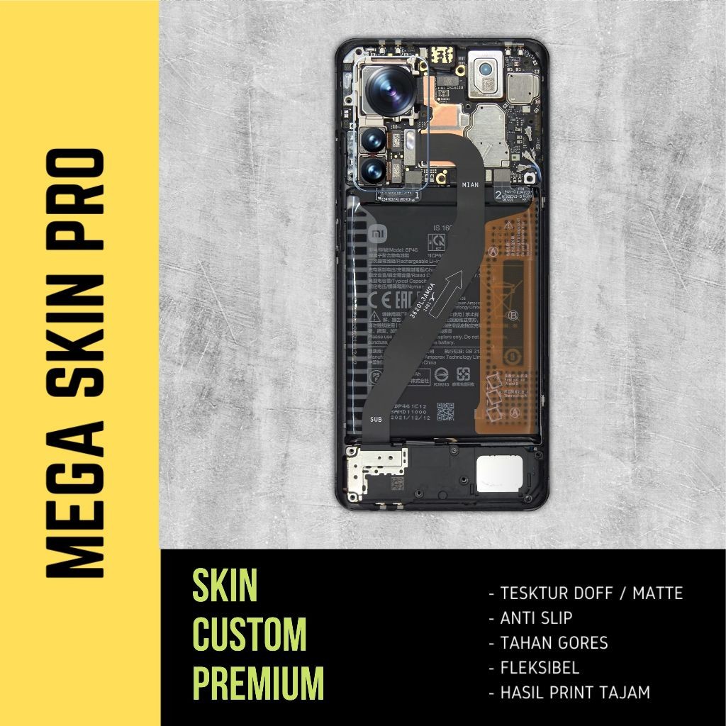 

BestSelling - Xiaomi 12 Pro Garskin Wrap Stiker Premium (FreeCustomOrder)