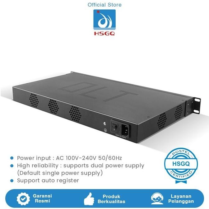 HSGQ EPON OLT E04ID E08ID XE04ID XE08ID Garansi 1 Tahun Produk Original