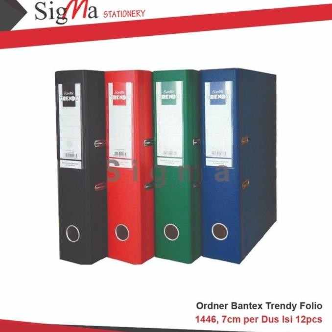 

TERBARU - Ordner / Odner Bantex Trendy Folio 1446 7cm F4 (Dus)