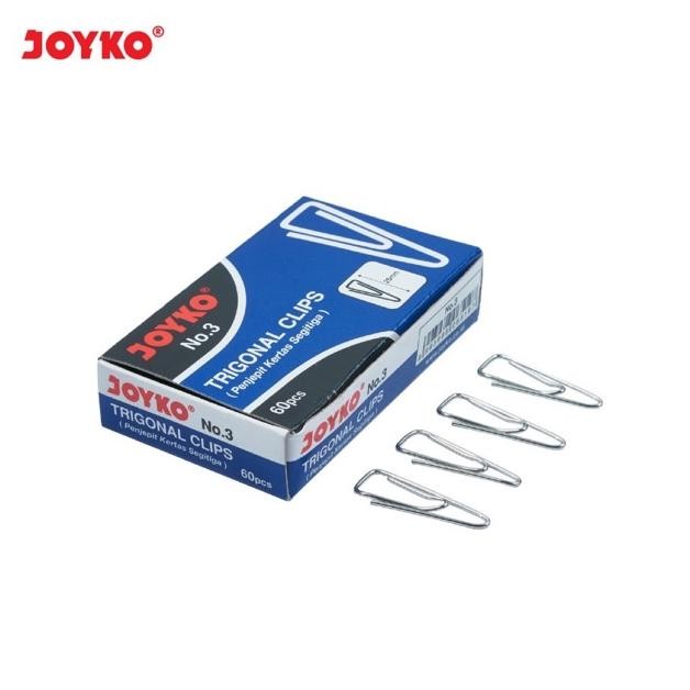 

Paper Clip Klip Trigonal No.3 Joyko (25 mm) Penjepit Kertas [Terlaris] [Terbaik} [Best Seller]
