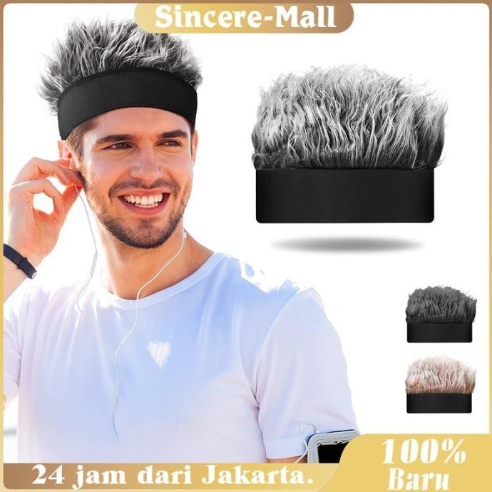 WIK RAMBUT PRIA WIG HAT WIG RAMBUT PENDEK PRIA HIP-HOP WIG HAT