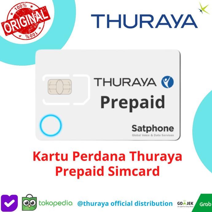 Kartu Perdana (Prepaid Simcard Thuraya) For HP Satelit Thuraya