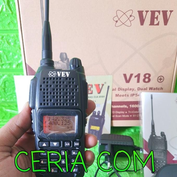 HT VEV V18 DUALBAND VHF UHF HT MIRIP LUPAX VEV V18 VEV-V18 DUALBAND