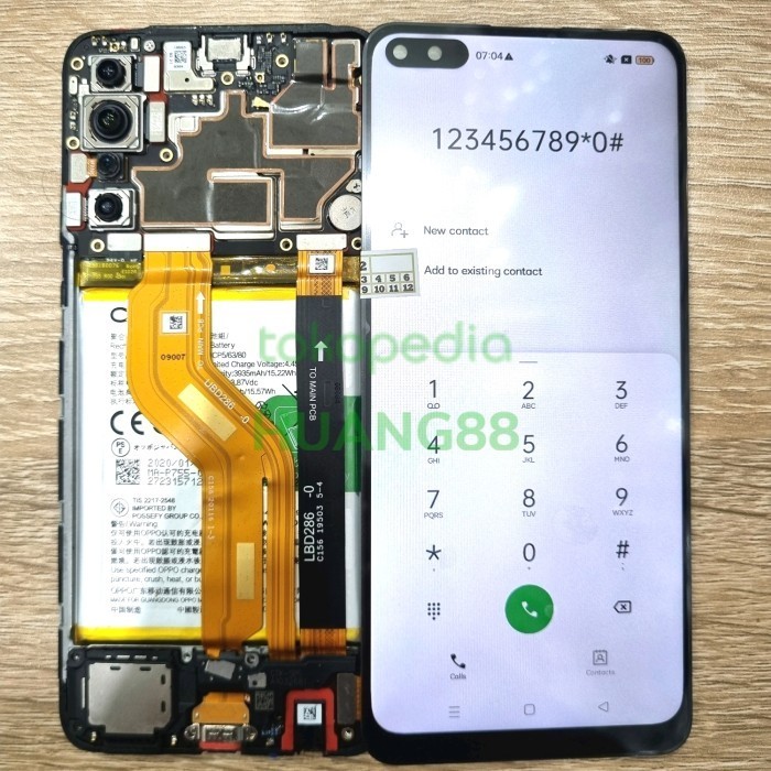 LCD OPPO RENO 3 PRO 4G INCELL / ORIGINAL