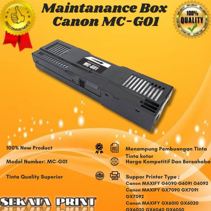 MAINTENANCE BOX COMPATIBLE CANON MC-G01 PRINTER G6090 G6091 G6092 GX7090 GX7091 GX7092 1612T