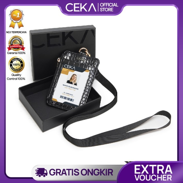 

Sale Ceka Lanyard Id Card Holder Name Tag Kartu Tanda Pengenal - Binca Id Card Holder