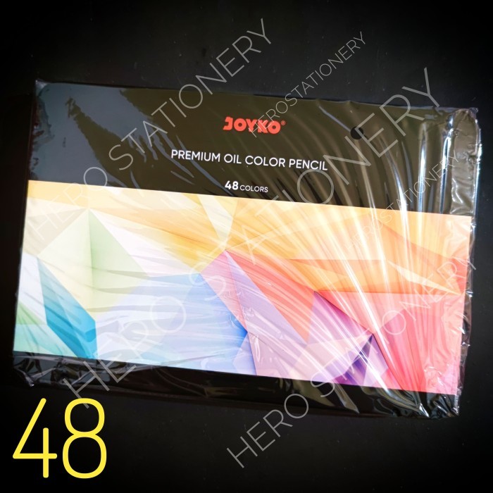 

Pensil warna premium oil color pencil kaleng joyko 48 warna TC126-48