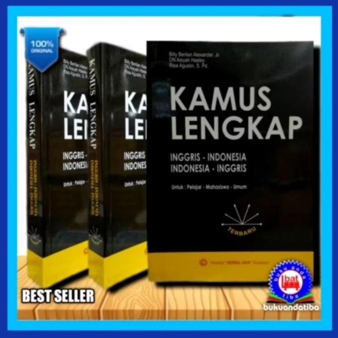 

Sale! Kamus Lengkap Inggris - Indonesia/Indonesia - Inggris - Billy Berlian Alexander, Jr. - Serba Jaya