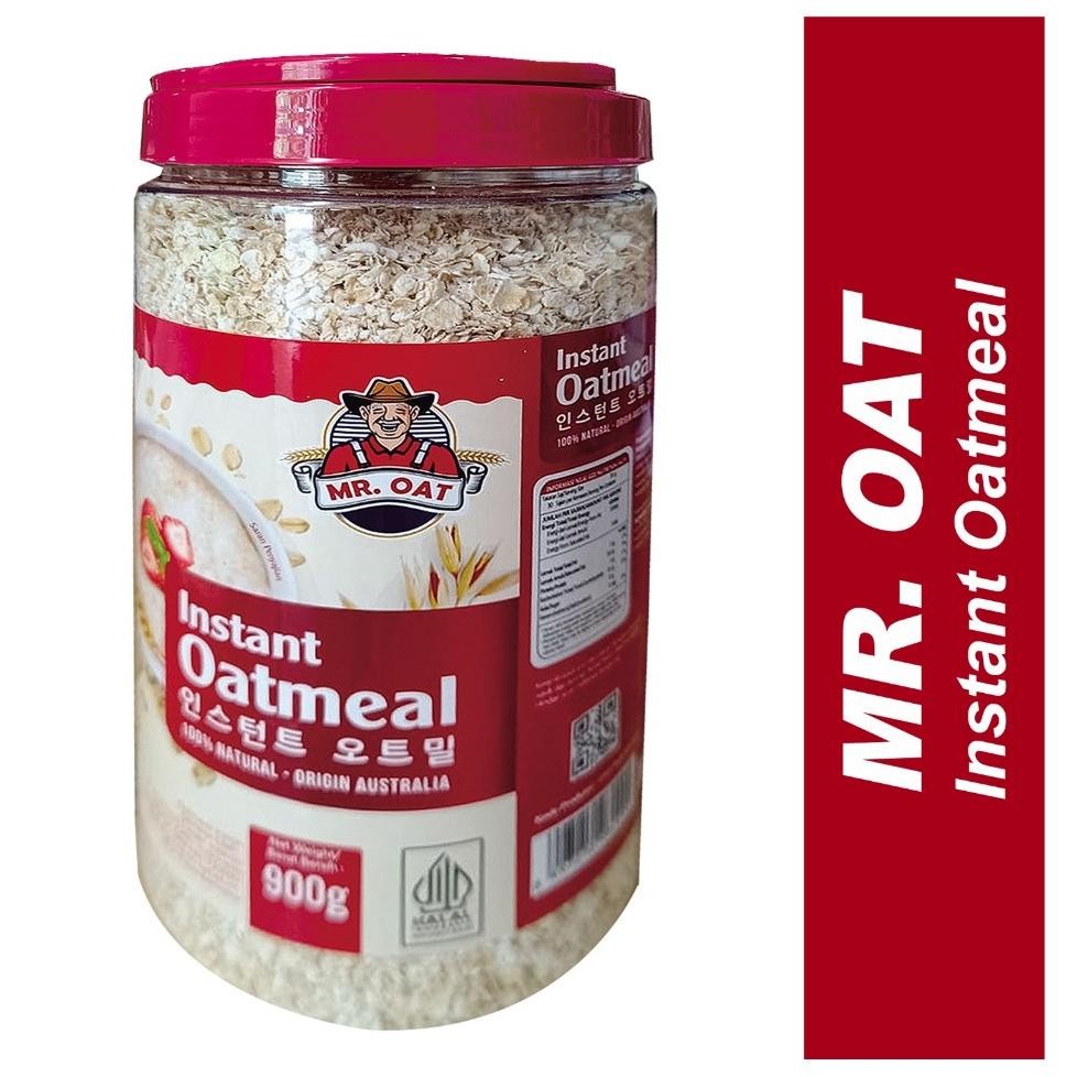 

Mr.Oat Instant Oatmeal 900Gr Jar Exp Juli 2025 Gin Australia Halal !!!