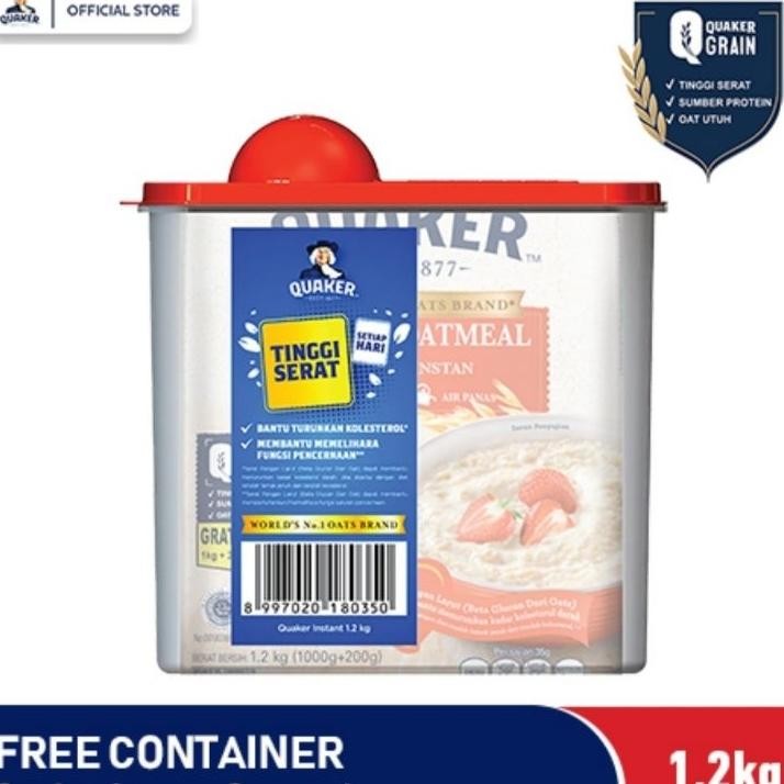 

Quaker Instant Oatmeal 1200Gr / 800Gr / 200Gr