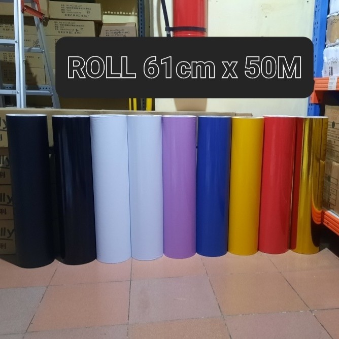 

TERBARU - ROL Sticker Skotlet Anolly lebar 60cm x 50meter / ROLL