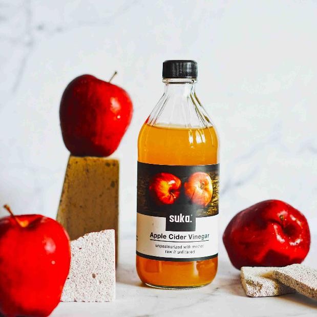 

Suka - Cider Vinegar With Mother / Cuka Apel (475Ml)