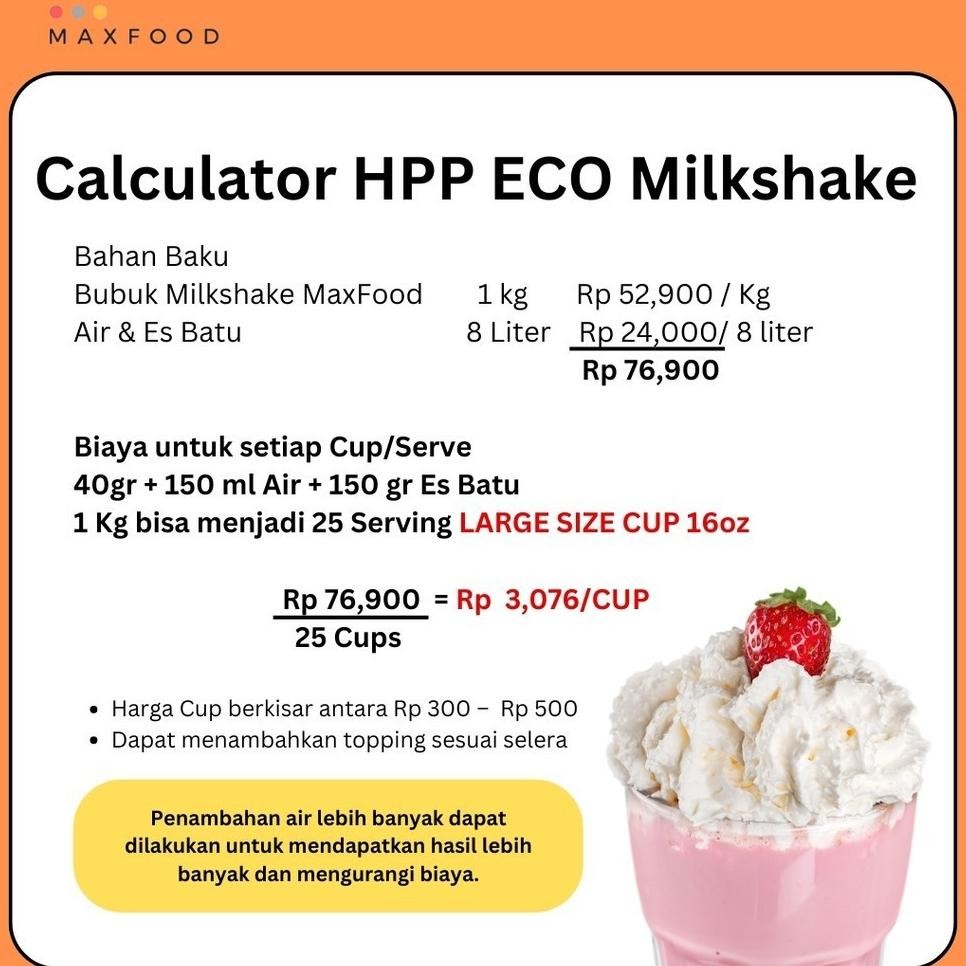 

[Eco] Matcha Lkshake Powder / Bubuk Numan Rasa Matcha Lkshake Ekonos 1 Kg