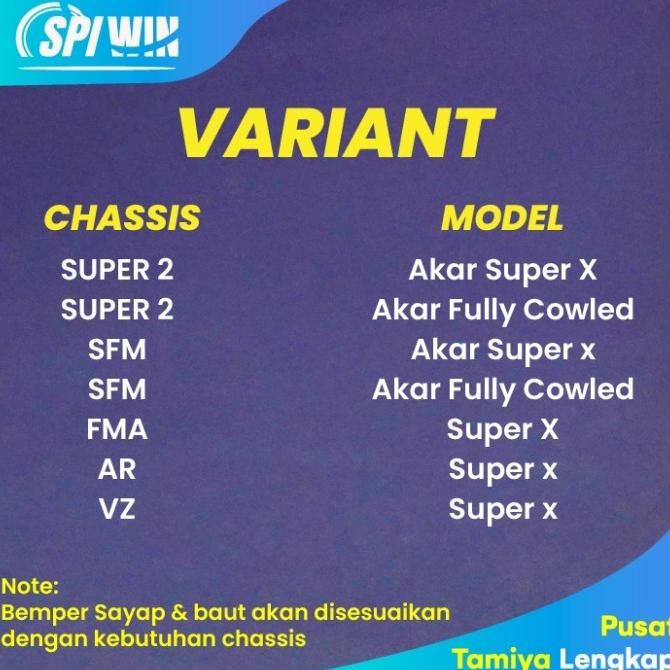Bemper Set Bmax Side Damper Tamiya