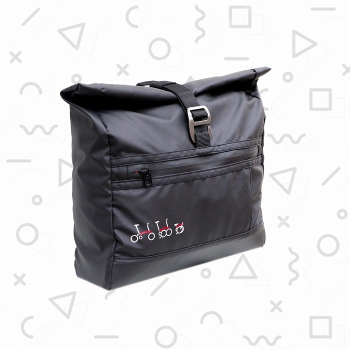 TAS FRONTBLOCK SEPEDA LIPAT WATERPROOF HBRNG SELEMPANG ROLTOP