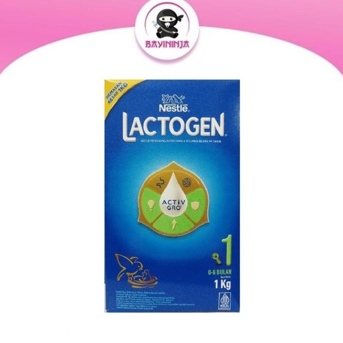 LACTOGEN 1 Susu Formula Bayi 0 to 6 Bulan 1 kg VIP