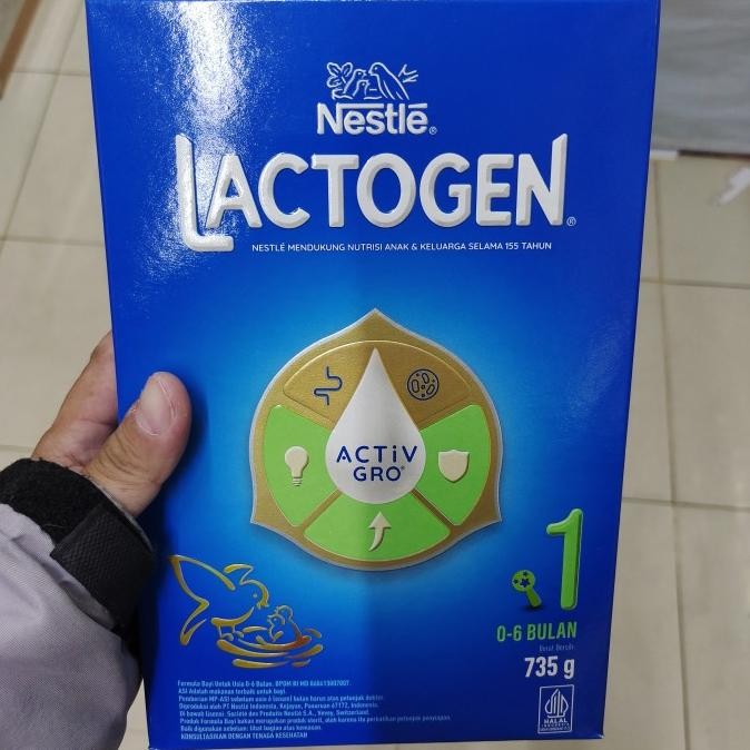 Susu Nestle Lactogen 1 (0-6bln)/Susu bayi Lactogen 1 isi 750 gram VIP