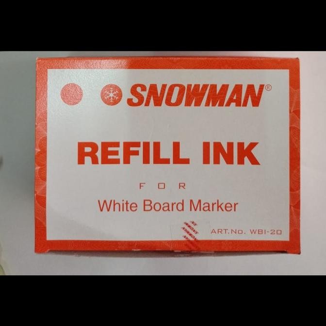 

TERMURAH - tinta spidol whiteboard snowman / refill ink