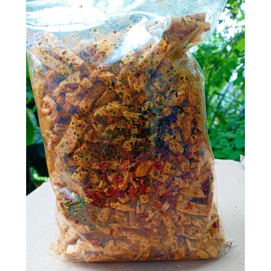 

Basreng Pedas Daun Jeruk 500 Gram /Basreng Bumbu Melimpah / Basreng Viral 1Kg