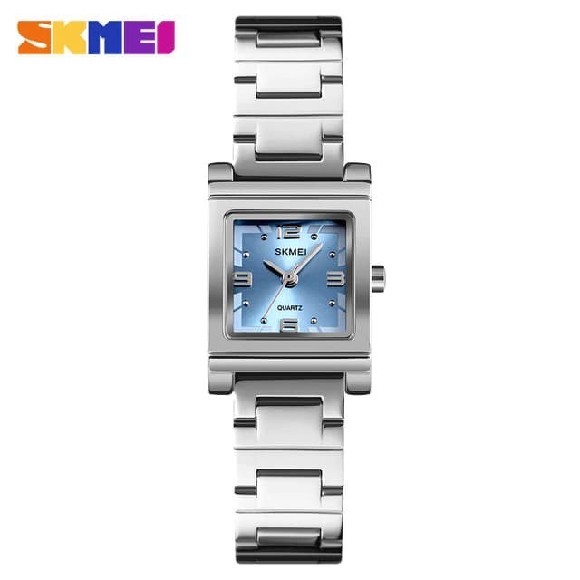 Bisa COD Jam Tangan Wanita / SKMEI 1388 Analog Stainless Steel / Original SKMEI - SILVER SILVER
