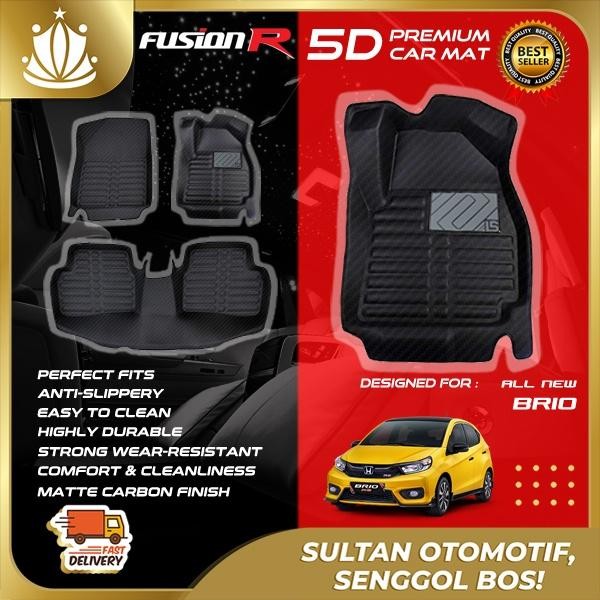 Fusion R Karpet Mobil 5D All New Brio Premium