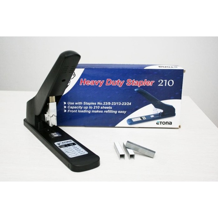

Stapler Heavy Duty etona 210 alat staples jilid 210 lembar