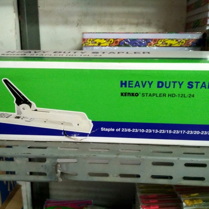 

Mesin buat jilid buku, kardus/Heavy Duty Stapler HD-12L/24 Kenko.