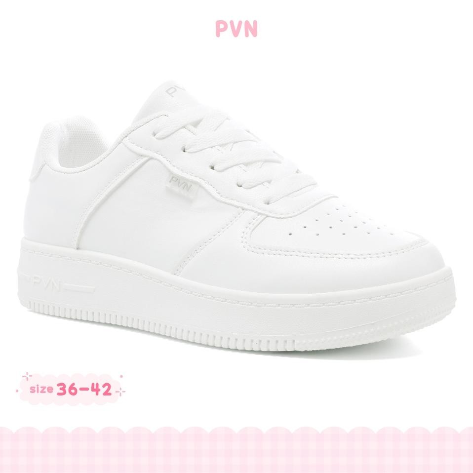 Pvn Rora Sepatu Putih Wanita Kets Sneakers Sport Shoes White Bla 222