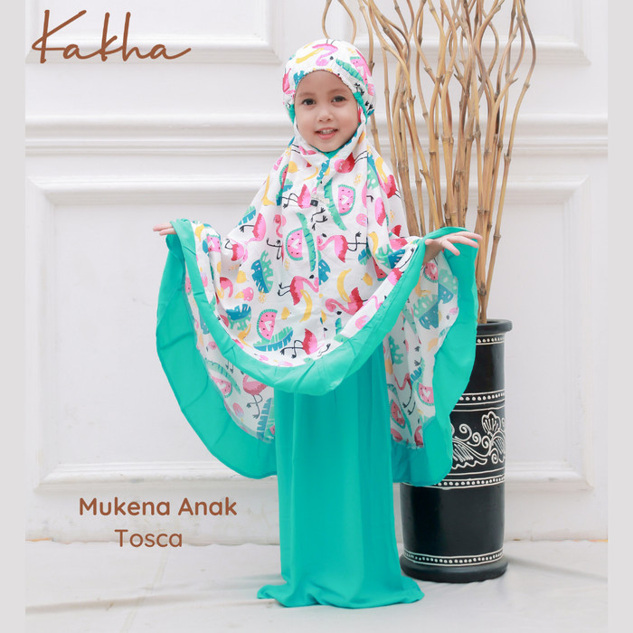 terbaru Kakha - Mukena Anak (1-8 Tahun) - Tosca, S DW53