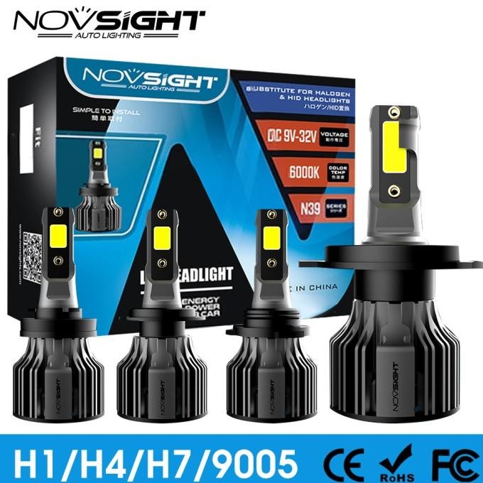 TERMURAH - Novsight N39 72W Lampu LED Foglamp Headlamp Mobil H4 H7 H11 H1 9005