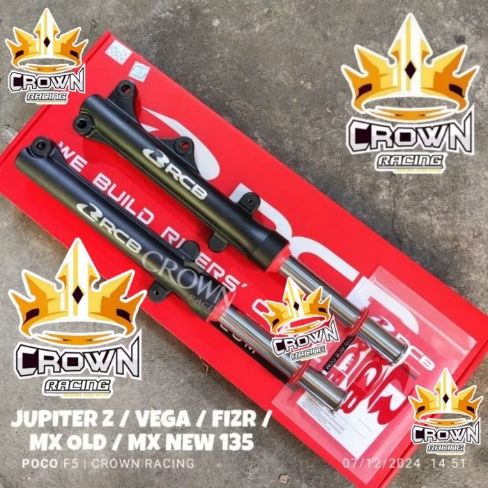 Suspension Front Fork Shock Depan RCB Jupiter Z Vega FIZR MX Old New
