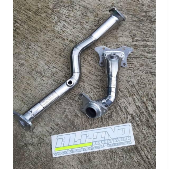 Downpipe Frontpipe Alpino Honda Brio