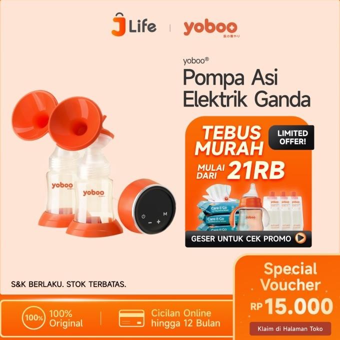 Jlife - Yoboo Alat Pompa Asi Elektrik Otomatis GANDA