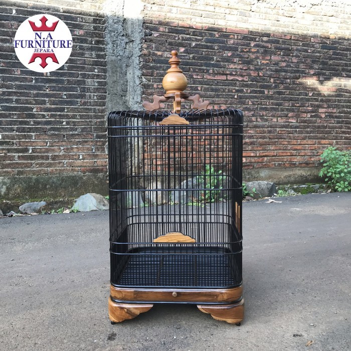 Sangkar kayu jati,kandang murai kayu jati ,sangkar murai oval kayu