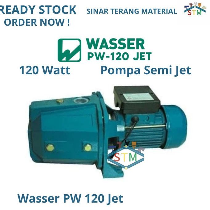 Pompa Air Wasser Pw-120 Jet Non Otomatis / Pompa Air Semi Jet