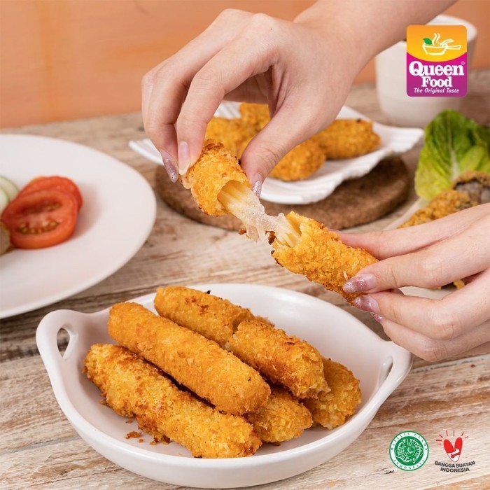 

Queen Food Cheesy Stick Bento Nugget Keju Mozzarella Cheese Stick