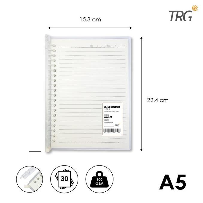 

Baru Update Trg Slim File Binder Note Bn-40-A5 - Buku Tulis Catatan Notebook Transparan Trg Neo