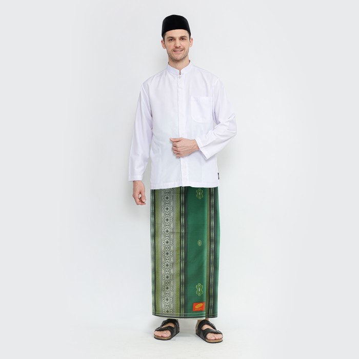 Sarung Sarung ATLAS Infinity Jacquard Warna Hijau termurah