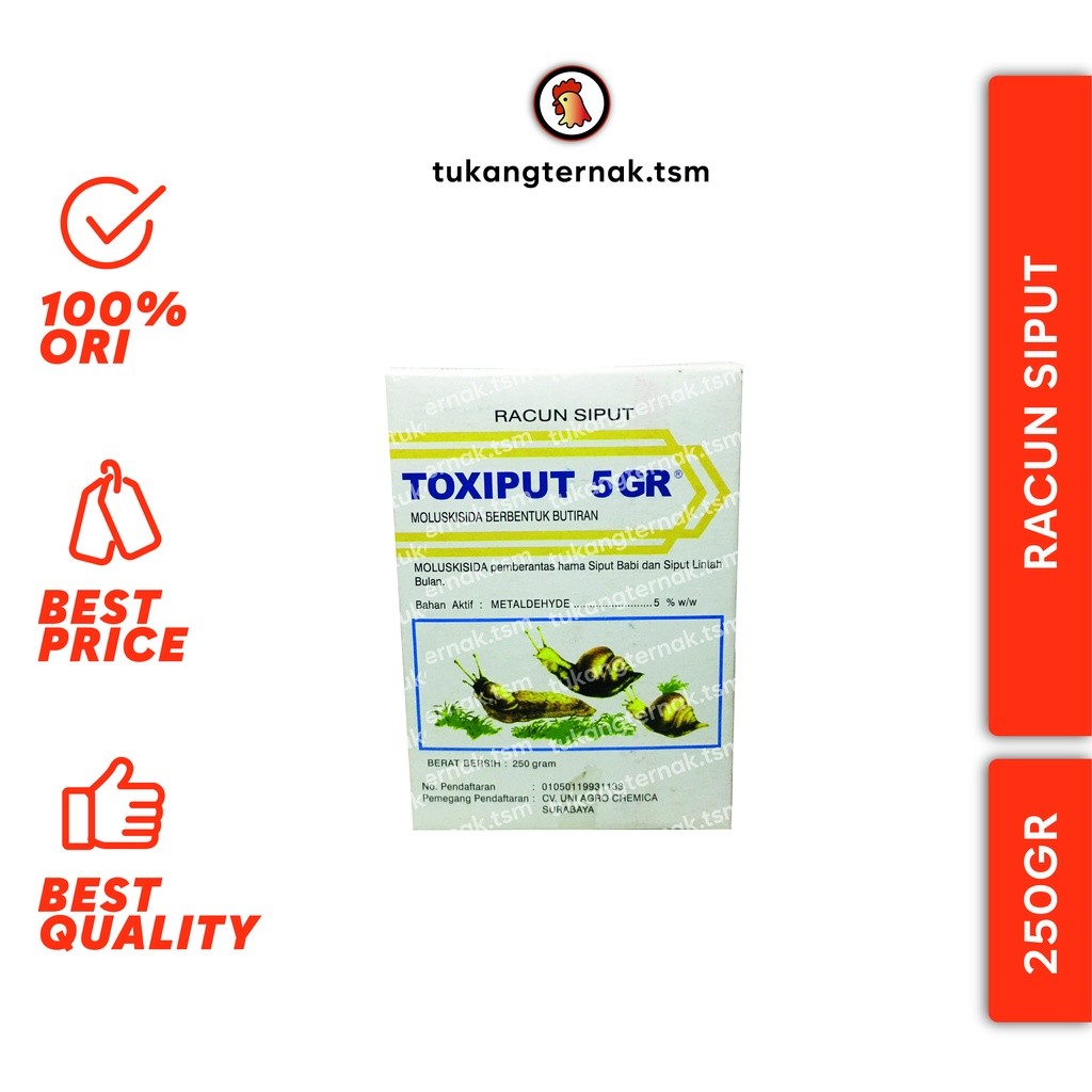 MOLUSKISIDA TOXIPUT 5GR 250GR