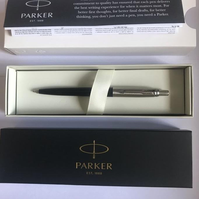 

Pulpen Parker Jotter Spc Ballpoint Black Crome Trim Original Dan Terpercaya