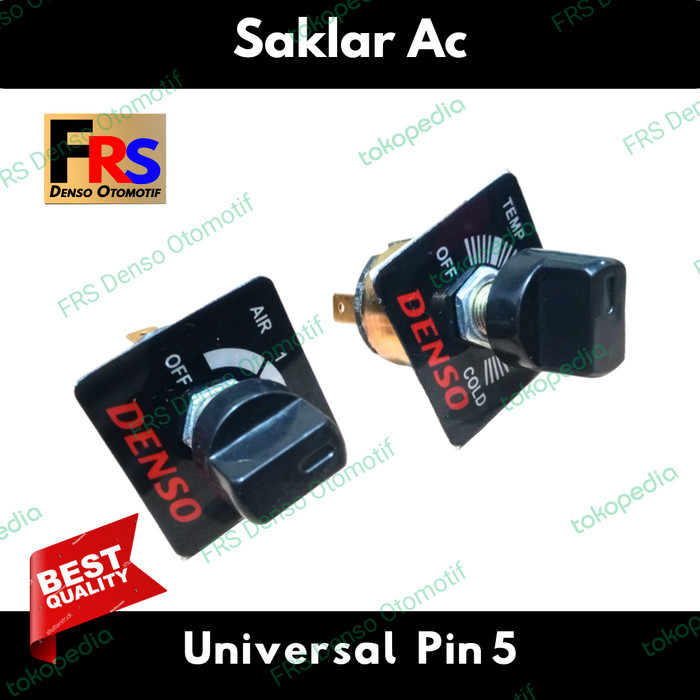 Ready Saklar Putar AC Denso mobil Universal Switch Saklar Denso Mobil Pin 5
