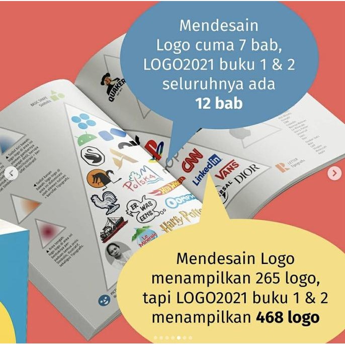 Buku Mendesain Logo Surianto Rustan Edisi 2021 Original Siap Kirim