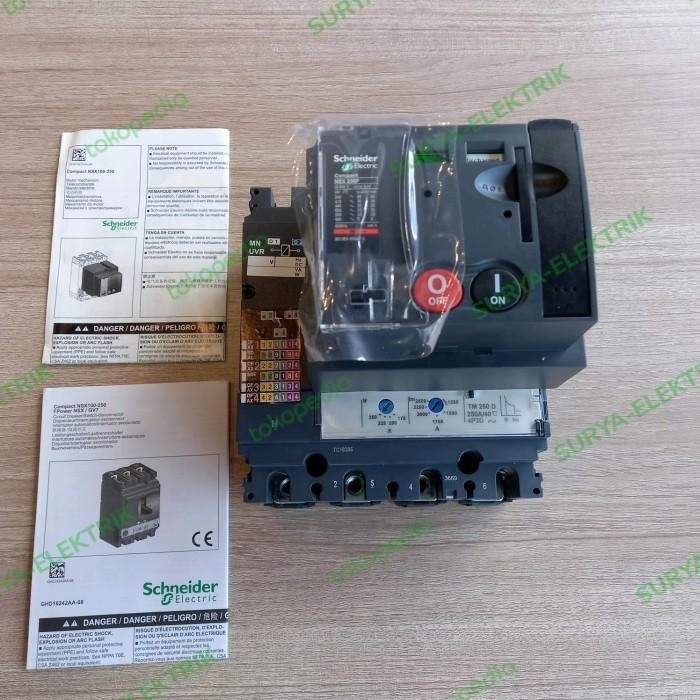 Mcb Mccb Breaker Schneider Nsx250F 250 A Ampere Motor Motorized Mt250